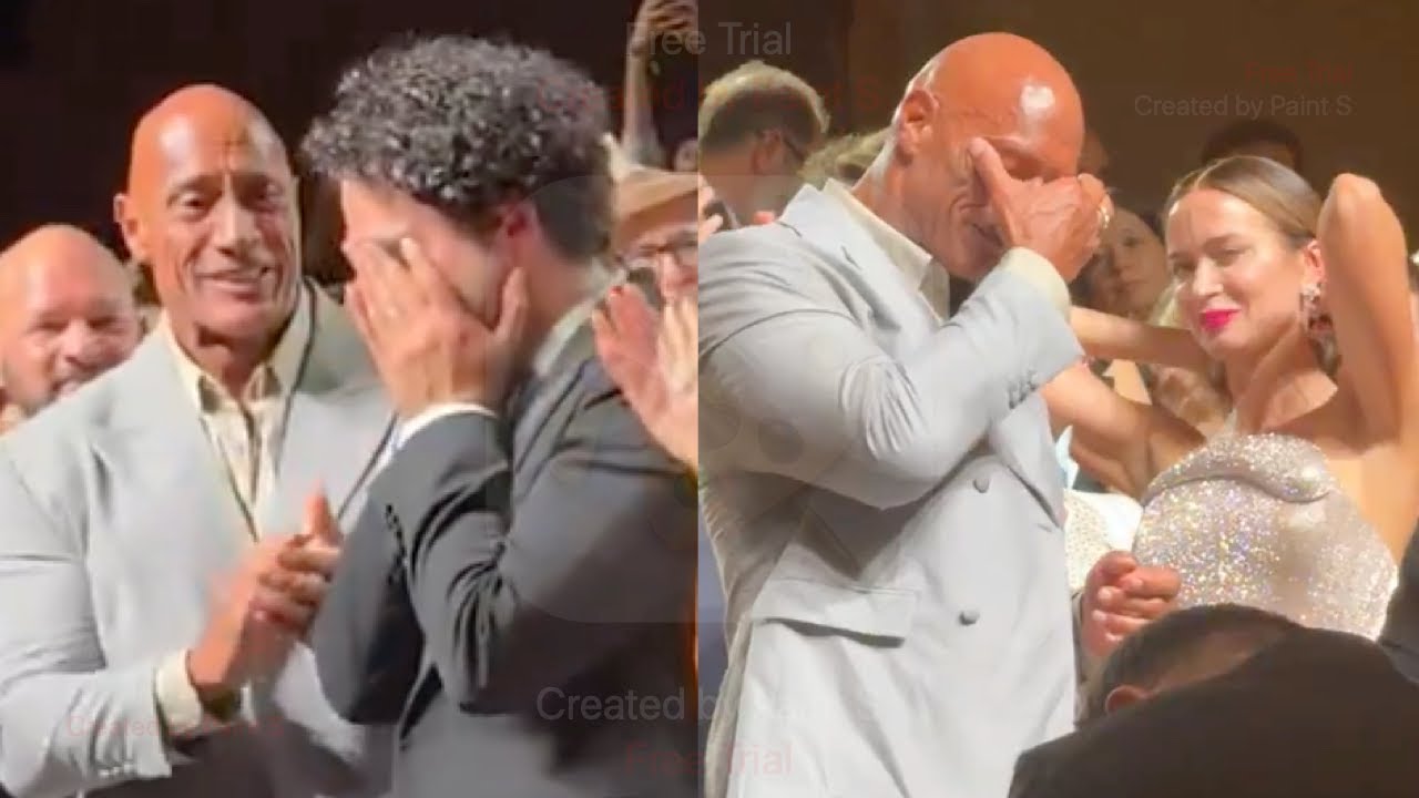 Dwayne Johnson Sobs During 15-Min. Ovation For 'Smashing Machine'
