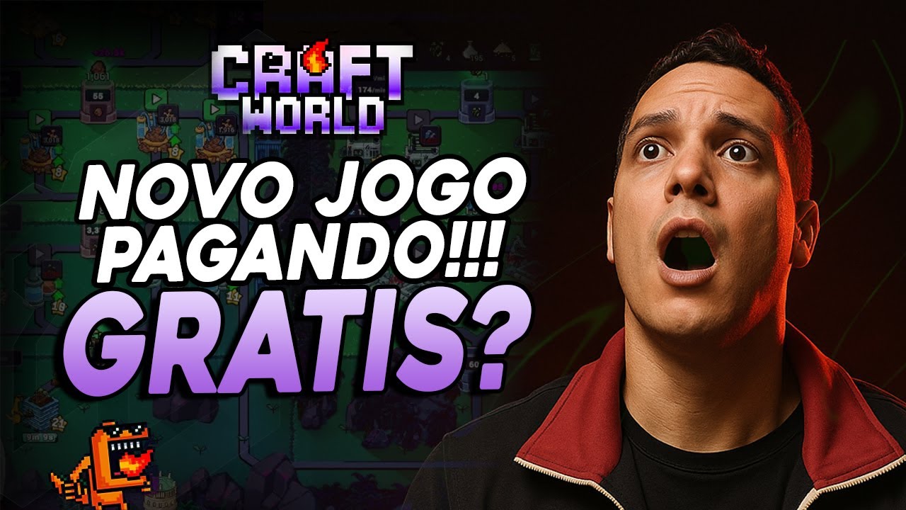 Craft World Novo jogo NFT pagando de 5 a 50 reais por dia no FREE? Dicas de como evoluir mais rapido