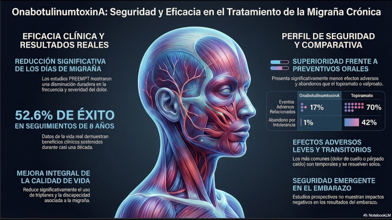 Onabotulinum toxina A (Botox): Seguridad y eficacia en la migraña crónica