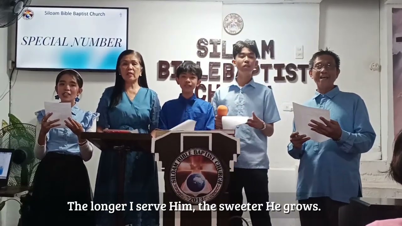 The Longer I Serve Him | Lyrics | Ensemble | SBBC