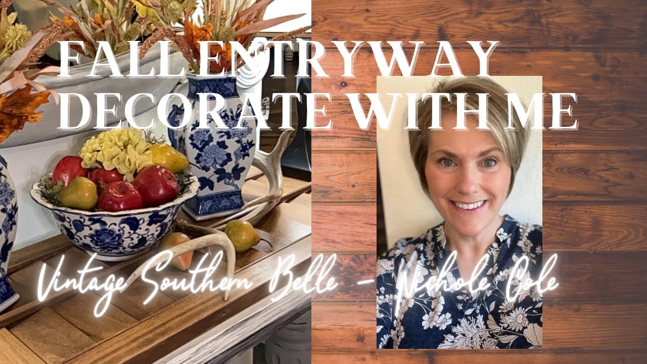 Entryway Fall Decorate with Me/  Boho Fall Decor/ Traditional Fall  Decor/ Farmhouse Fall Decor