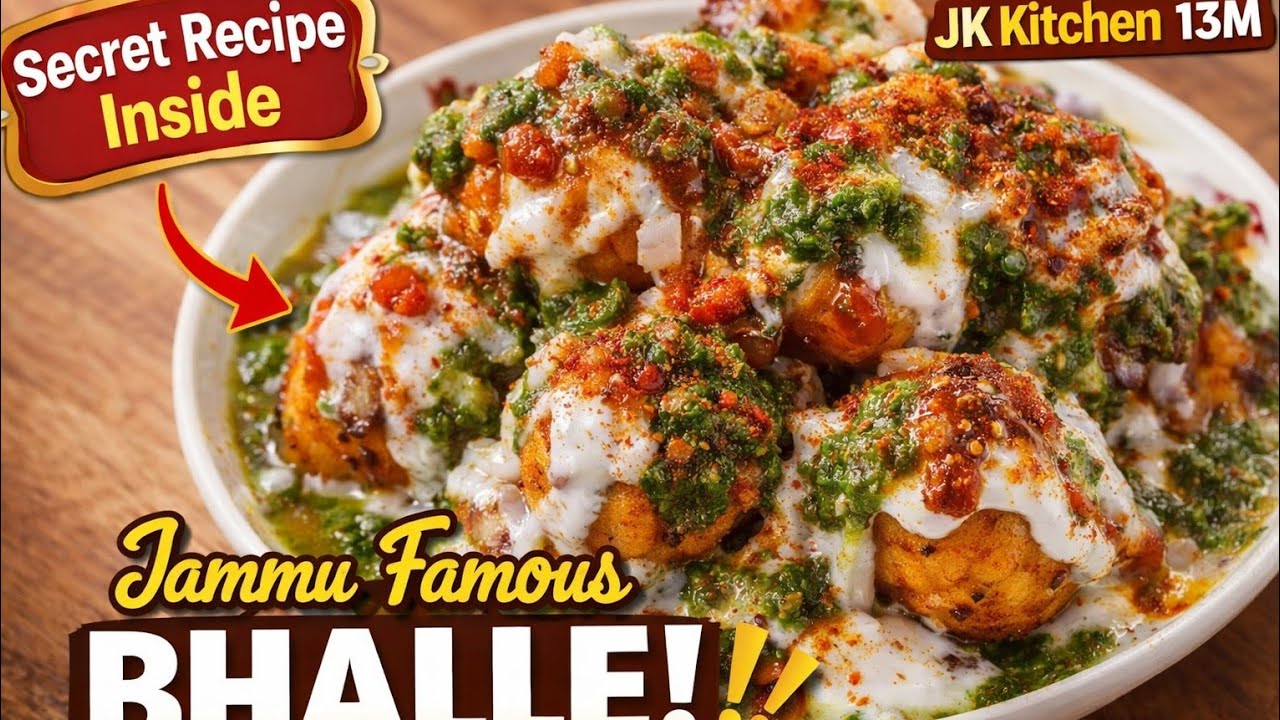 Jammu Ke Famous Bhalle Ghar Par! 😍 Ek Baar Banaya To Baar Baar Banaoge | Secret Recipe Inside