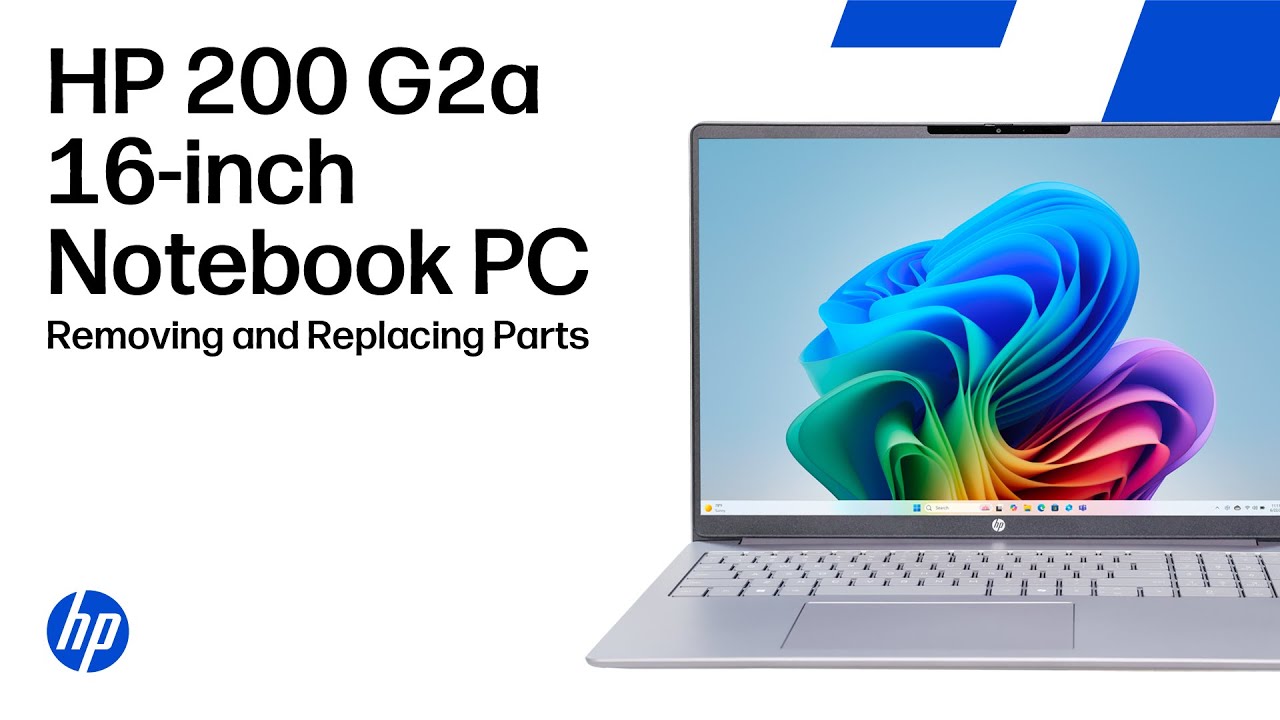 Removing & replacing parts | HP 200 G2a 16-inch Notebook PC | HP computer service