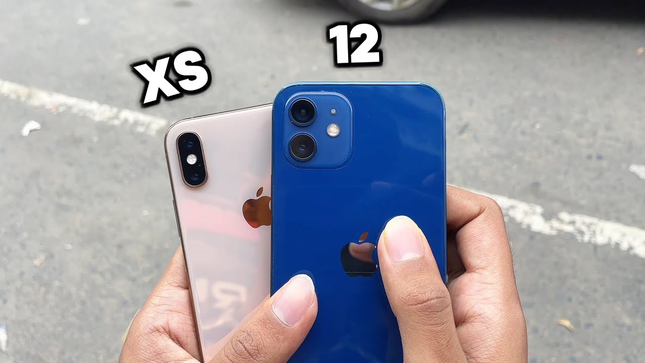 iPhone Xs Vs iPhone 12 - Design And Camera Comparison | Shorts Tech 5G