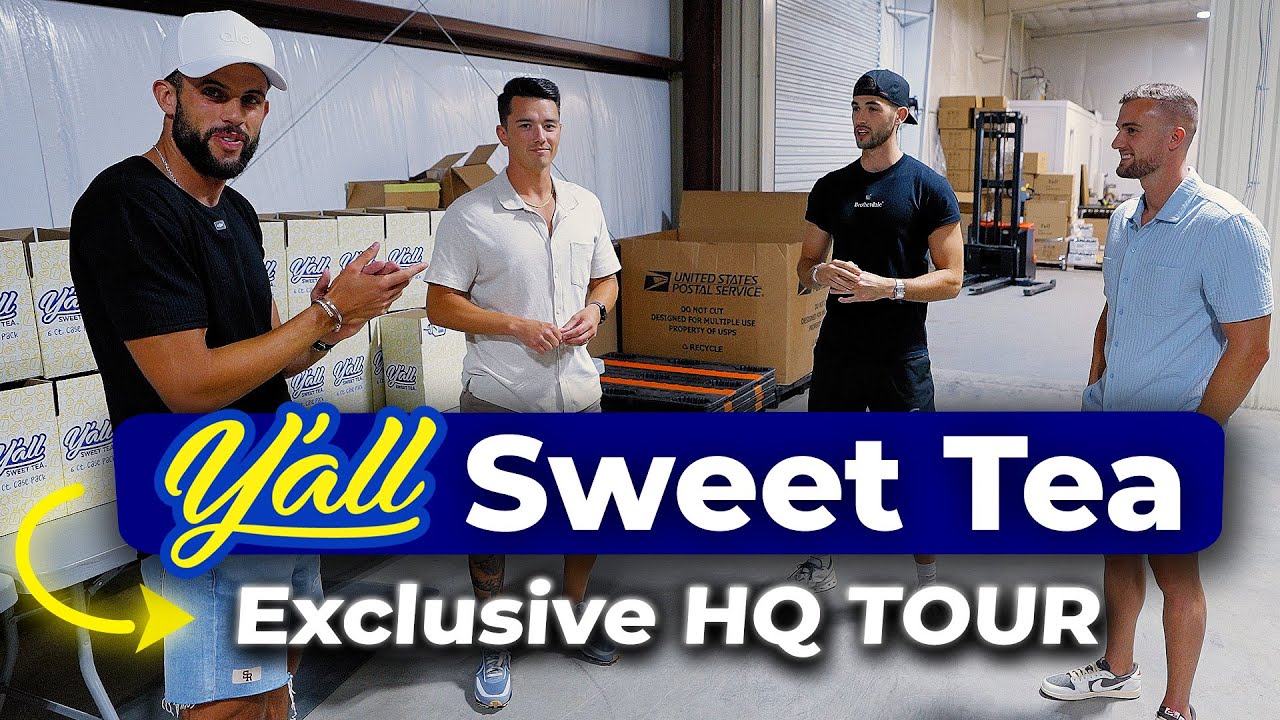 Here is Exclusive Tour of Y'all Sweet Tea HQ before Shark Tank