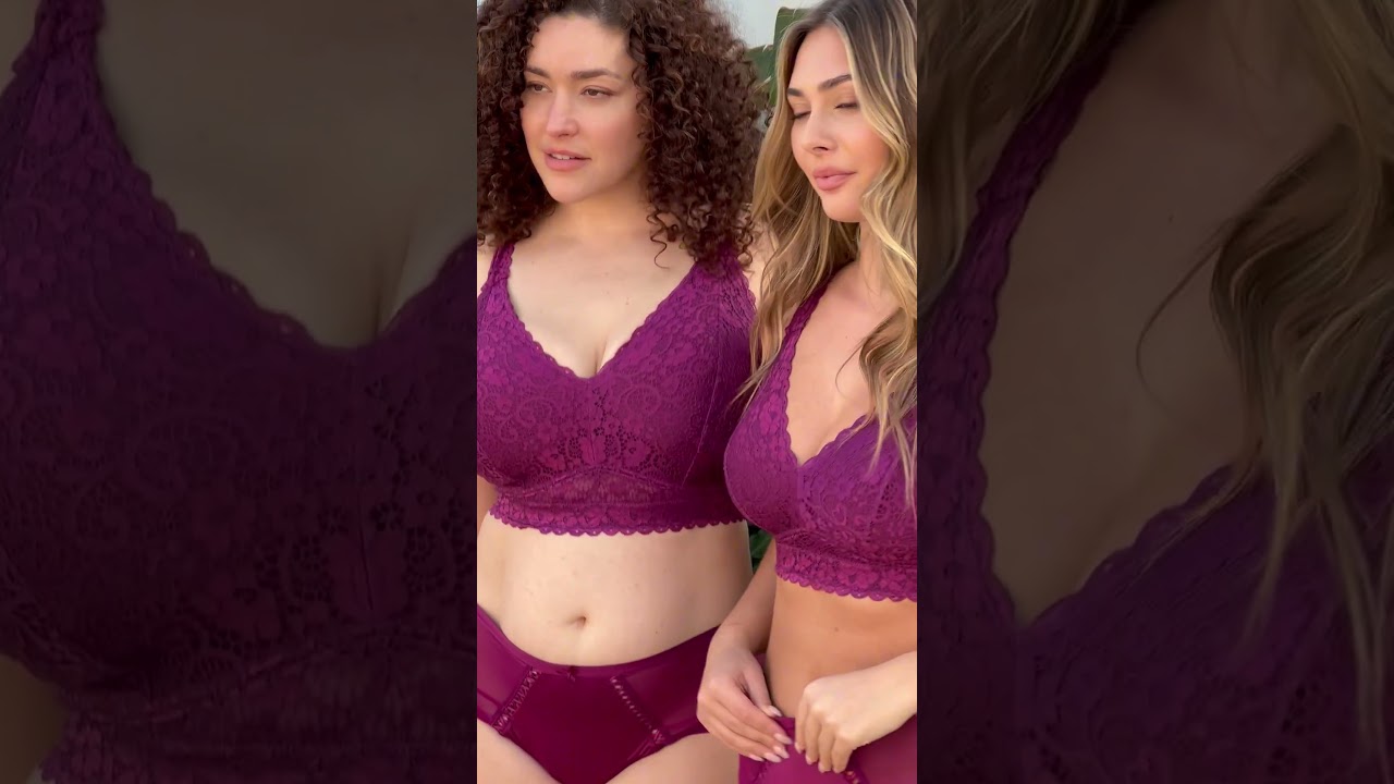 parfait lingerie lace bralette full figure Friendly