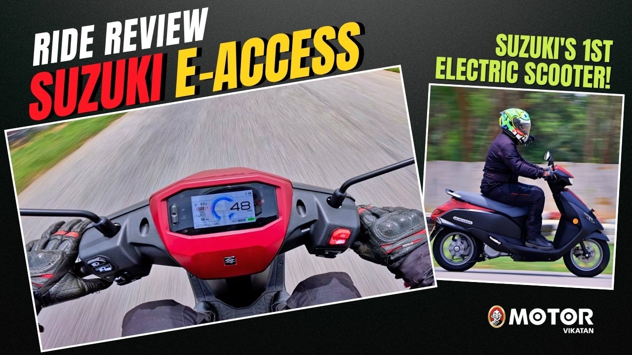 95 Km Range! Fast Charging! City Rides-கு Perfect-அ? Suzuki e-ACCESS Electric Scooter Ride Review