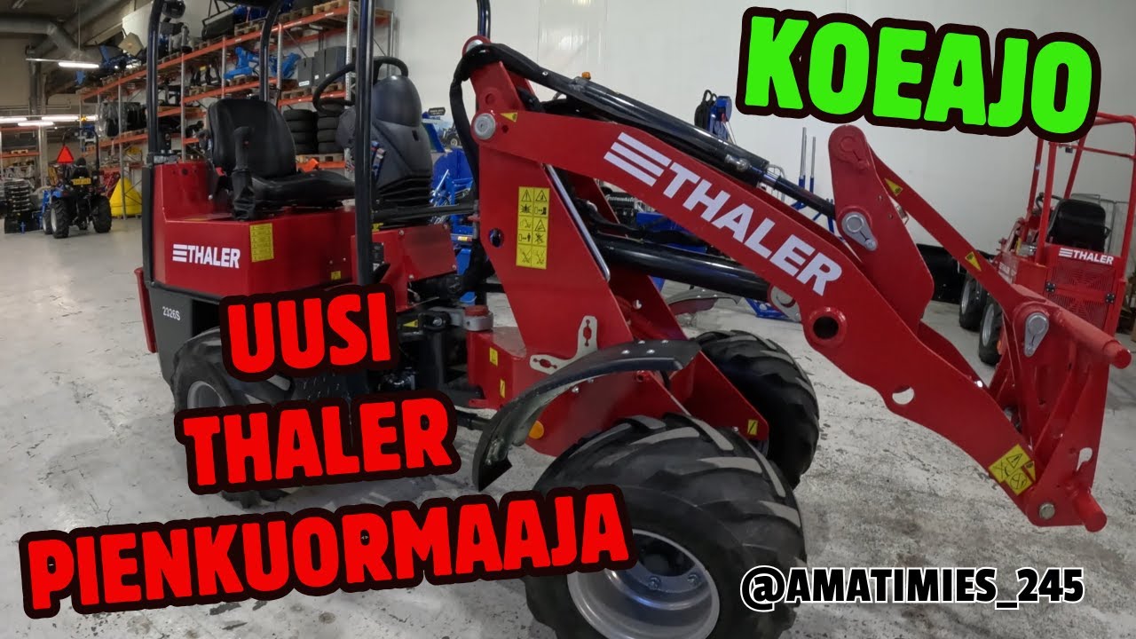 Thaler pienkuormaaja, parempi kuin Avant???
