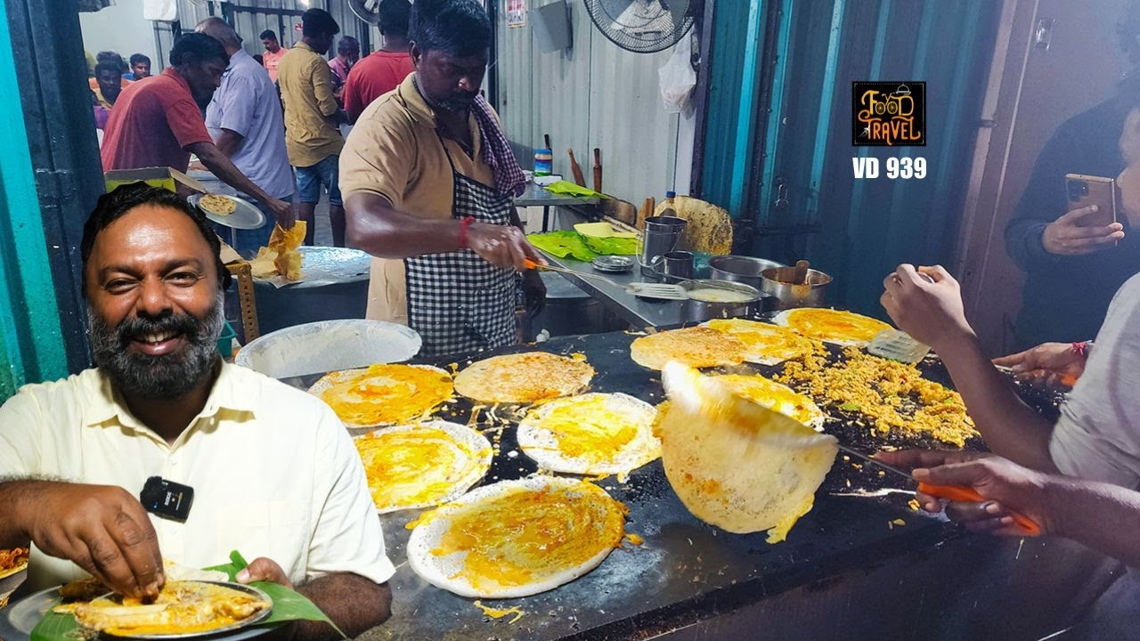 മട്ടൺ കാലുകൾ വിൽക്കുന്ന പോണ്ടിയിലെ കട | Rolex Street Food in Pondi for Mutton Paya | ரோலக்ஸ் ஹோட்டல்