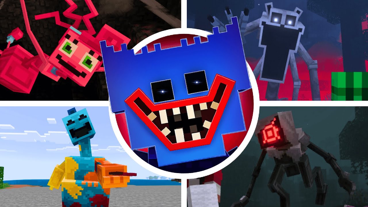Minecraft x Poppy Playtime - All Boss Fights/All Encounters