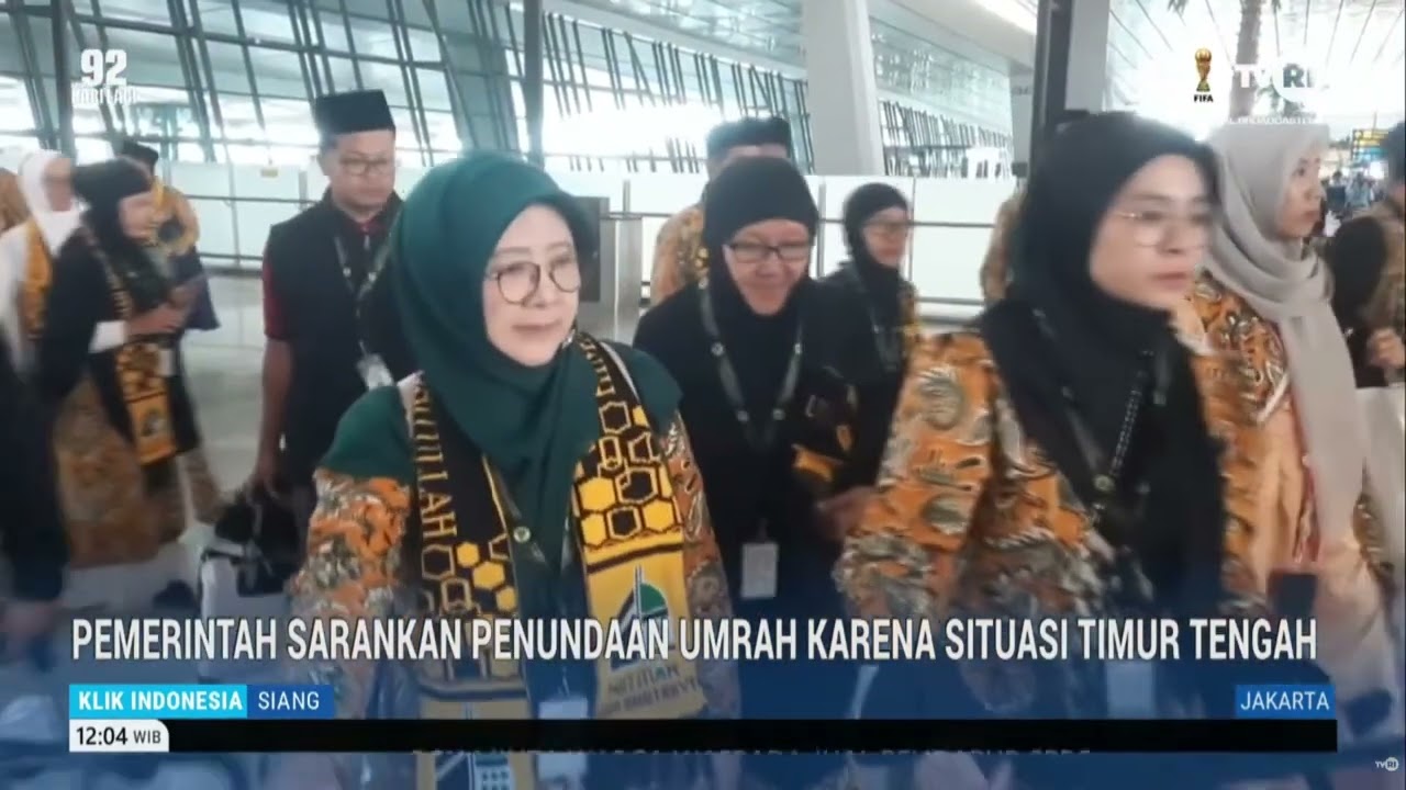 PEMERINTAH SARANKAN PENUNDAAN UMRAH KARENA SITUASI TIMTENG