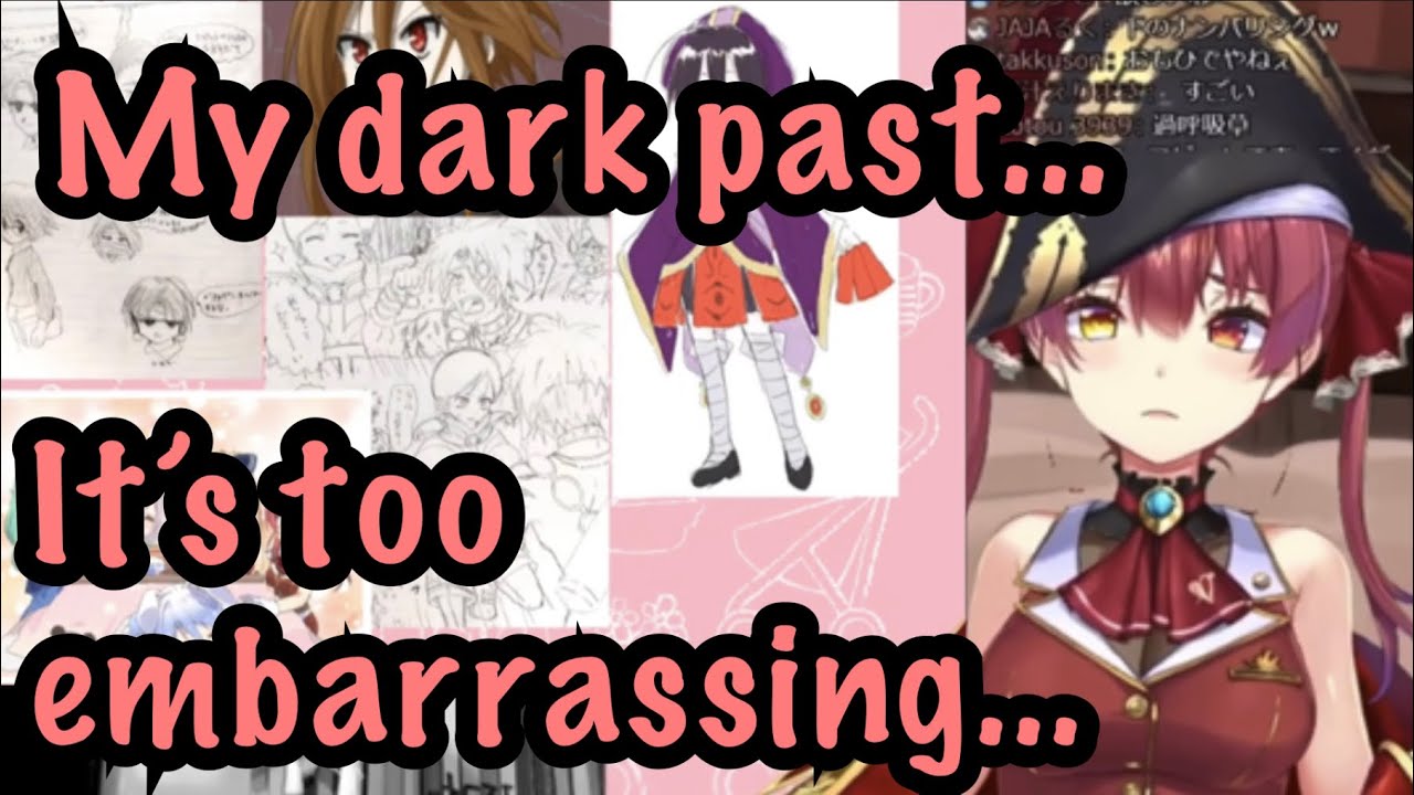 【ENG SUB】Marine shows us her old drawings