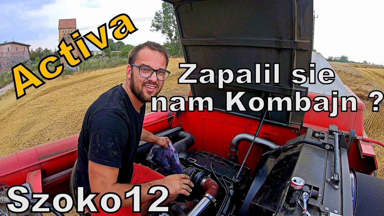 Awaria i prawie Zapalił się kombajn ! [Vlog#125] Żniwa 2019 Ku przestrodze