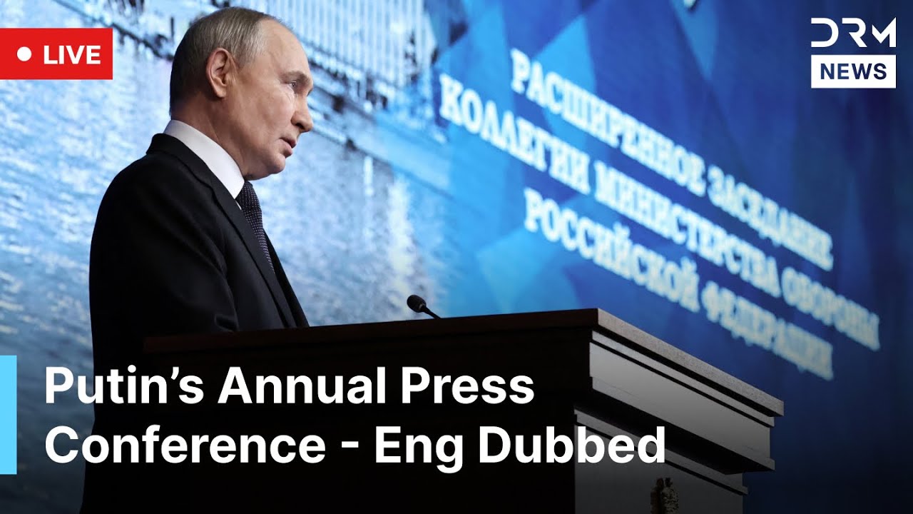 LIVE: President Putin Annual End-of-Year Press Conference - English Dubbed | AC1G