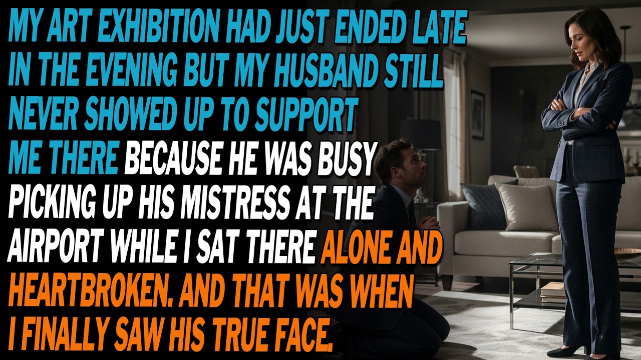 🎨 My Exhibition Ended—my Husband Never Came. He Was Busy Picking Up His Mistress.