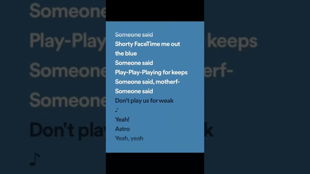 Travis Scott - sicko mode (Lyrics spotify version) ft. Drake