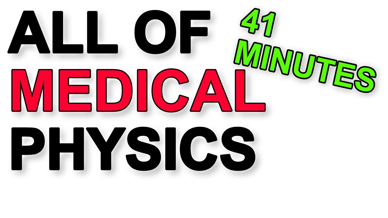 A Level Physics Revision: All of Medical Physics | X-rays, Gamma Camera, PET, CAT scans, Ultrasound