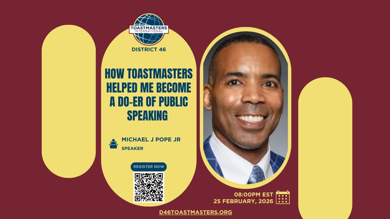 From learning the fundamentals to becoming a true do-er of public speaking 🎤✨|Michael J. Pope Jr.