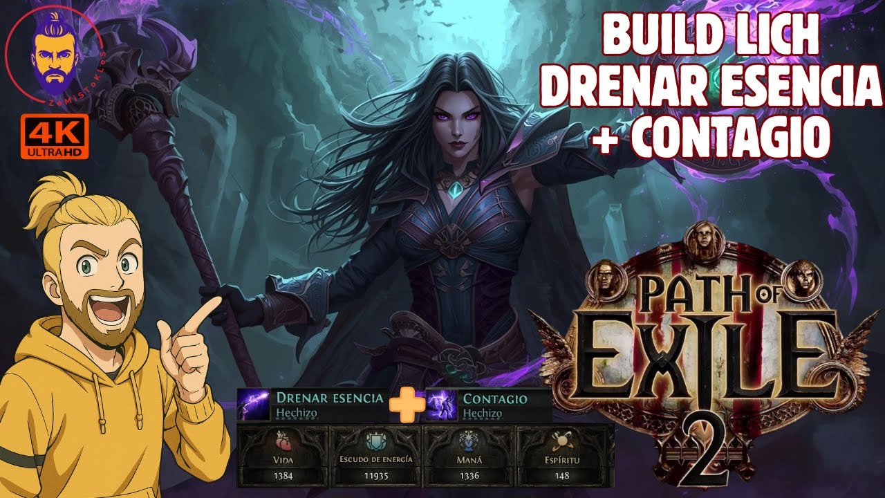 💥La BUILD de LICH que ARRASA la S2 PoE2 — Drenar Esencia CONTAGIA tus MAPAS! Season 2 PoE2