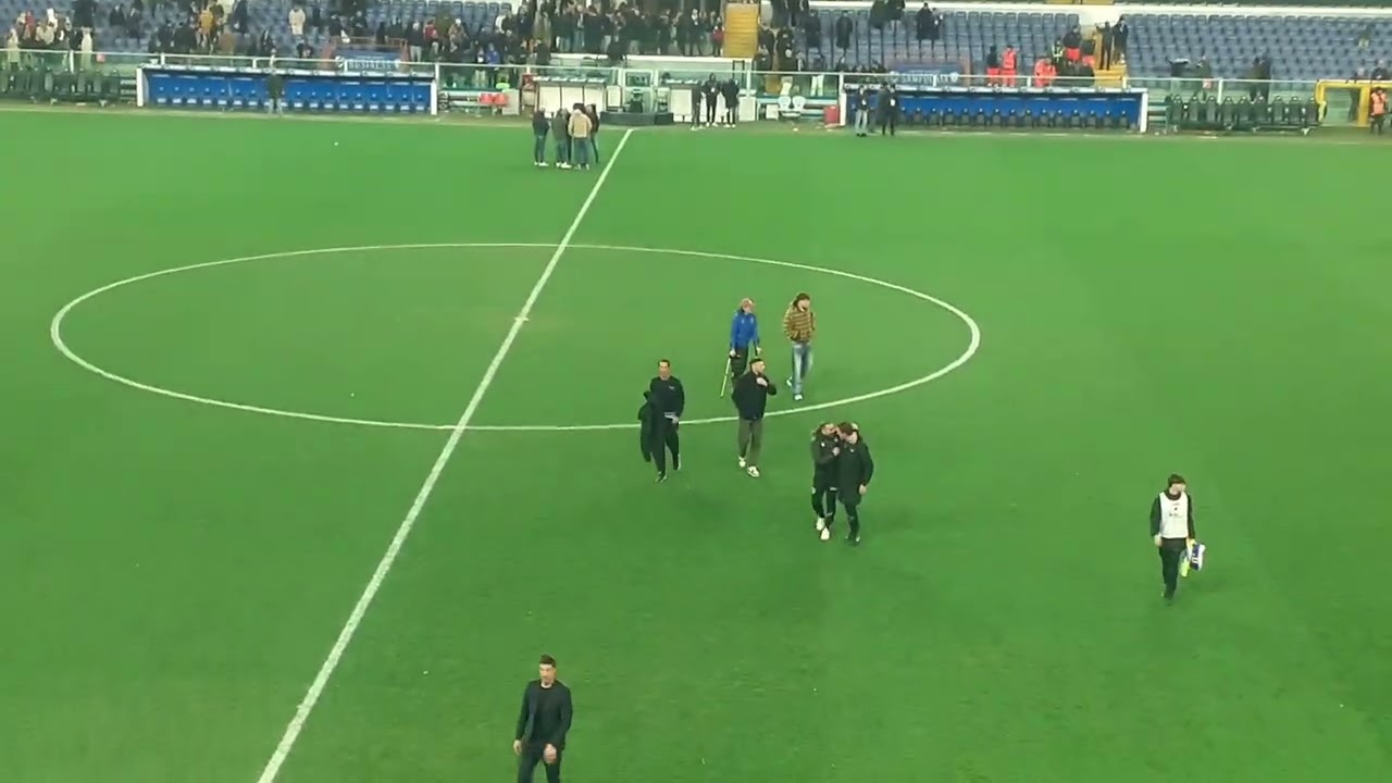 Samp - Reggiana 2 - 1 (27.12.2025) La festa dopo la vittoria ormai insperata