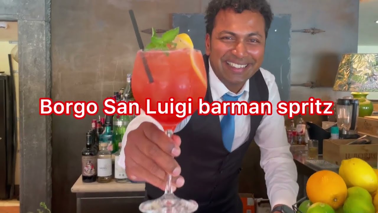 Borgo San Luigi special Barman spritz