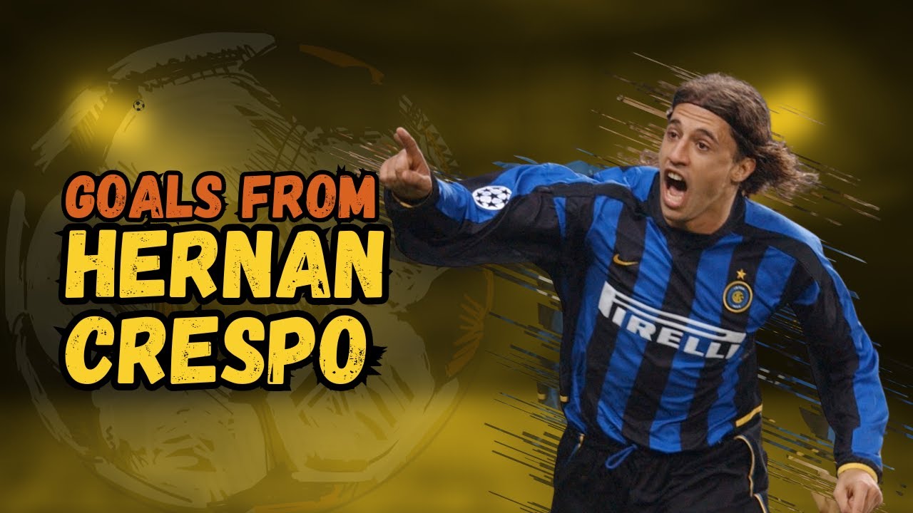 A few career goals from Hernan Crespo