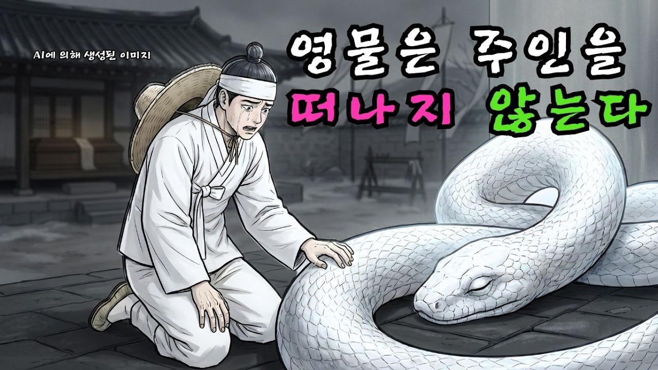 이씨 가문 마루 밑에서 3대를 살아온 백사, 주인이 세상을 떠나자 뱀도 마당으로 나와 마지막 숨을 거두다 | 야담 | 민담 | 영물 | 야담 | 민담  |  조선시대