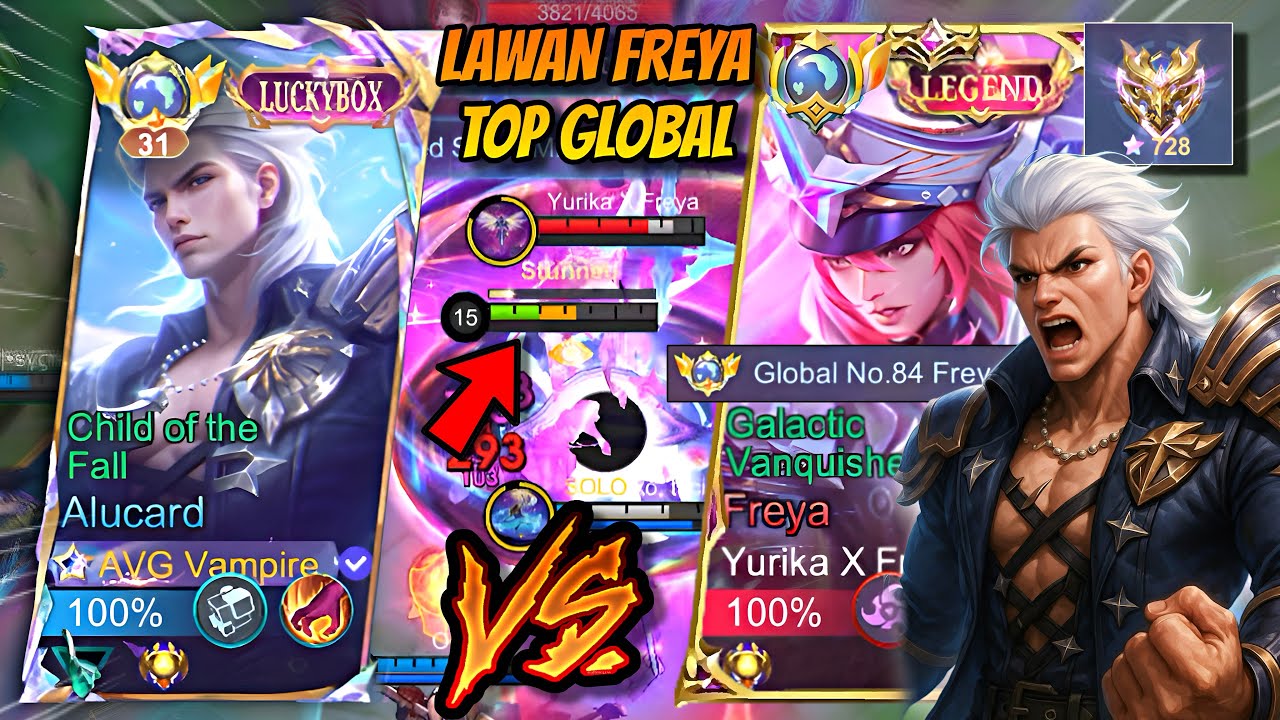 NABRAK TOP GLOBAL FREYA! LAKUKAN INI SAAT MELAWAN FREYA DENGAN ALUCARD 🔥 | MLBB