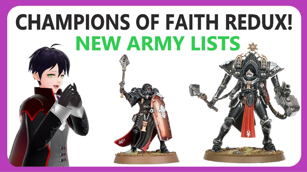 Is Champions of Faith Now the Best Adepta Sororitas Detachment? [with Army Lists: 2025]