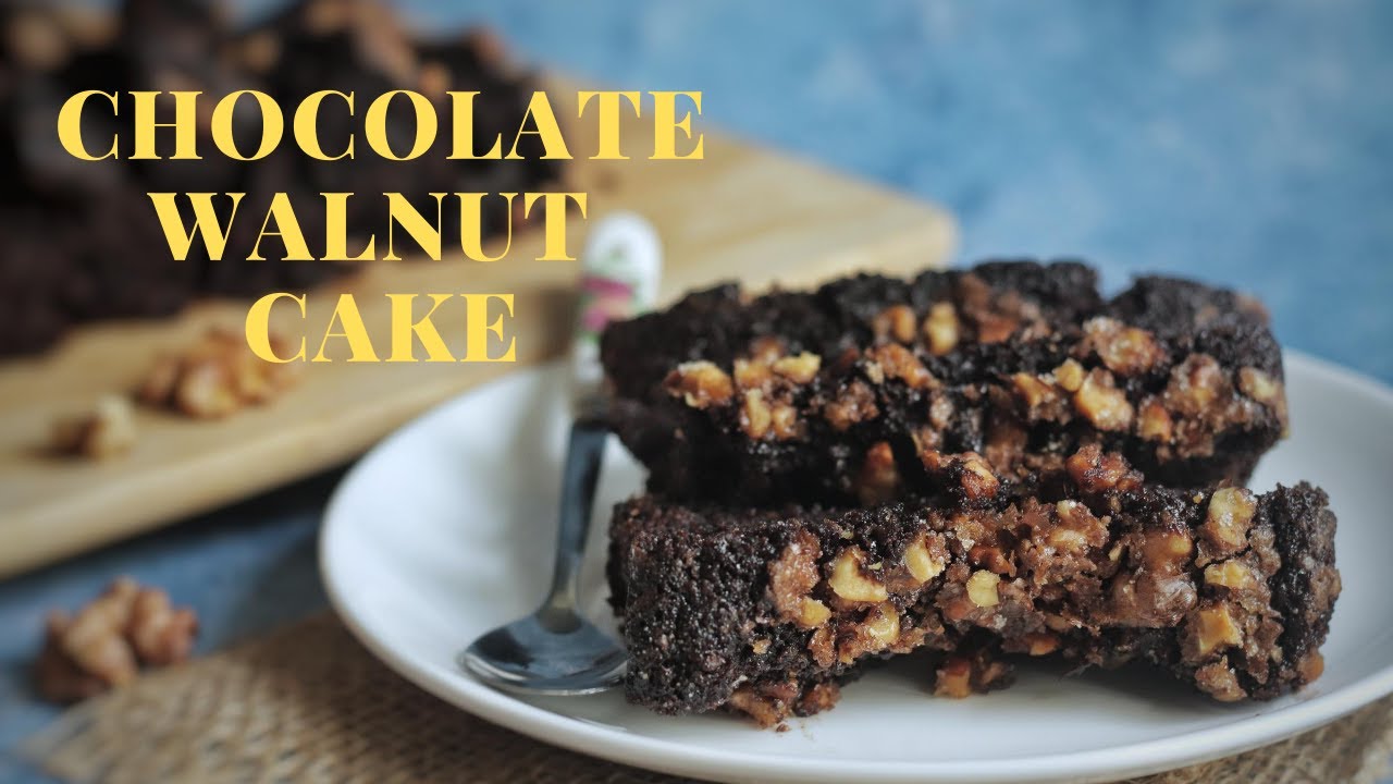 How to Make a Chocolate Walnut Cake | With Egg |  Quick and Easy Recipe