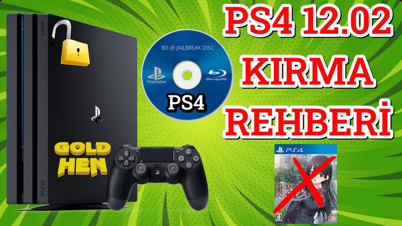 PS4 12.02 (BLU-RAY) KIRMA REHBERİ / PS4 9.00-12.02 BD-JB #ps4 #ps4jailbreak #ps4bdjb