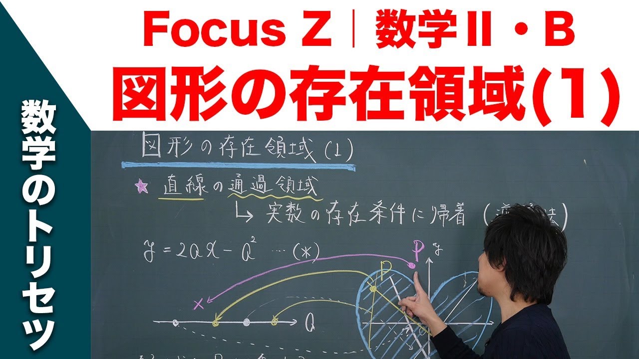 Focus Z｜数学Ⅱ・B【例題116】　図形の存在領域(1)