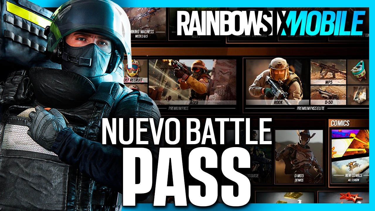 ASÍ es el NUEVO BATTLE PASS de RAINBOW SIX MOBILE