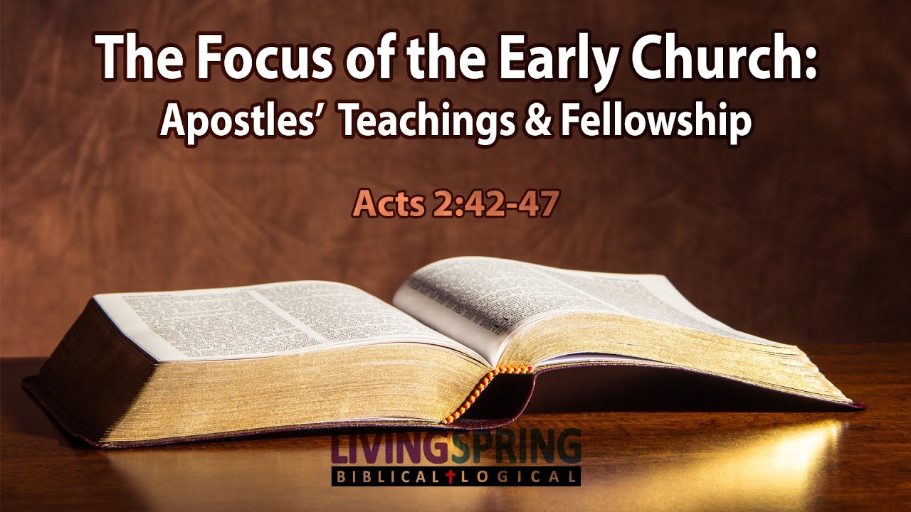The Focus of the Early Church: Apostles' Teachings and Fellowship (Acts 2:42-47)