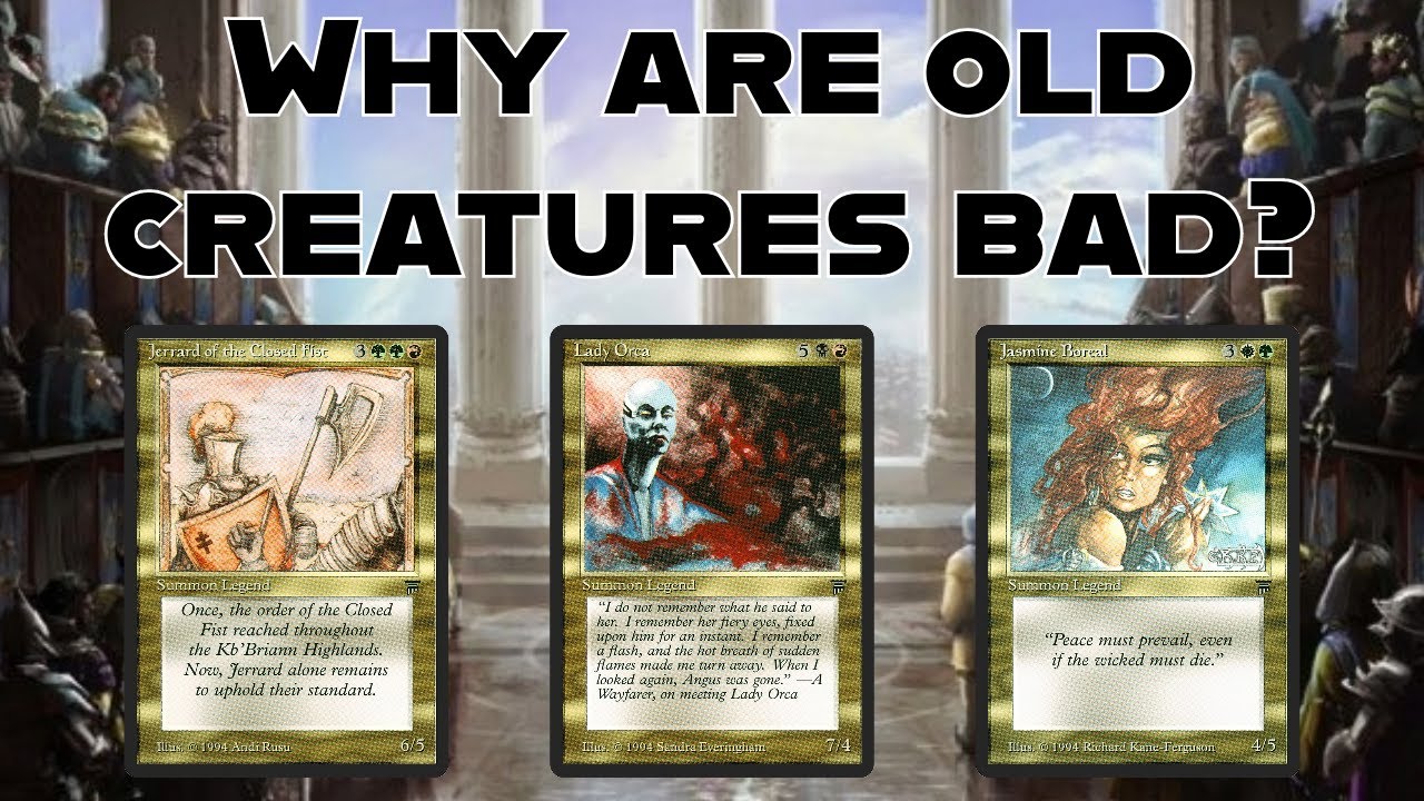 Why Were Old Creatures So Bad? #mtg