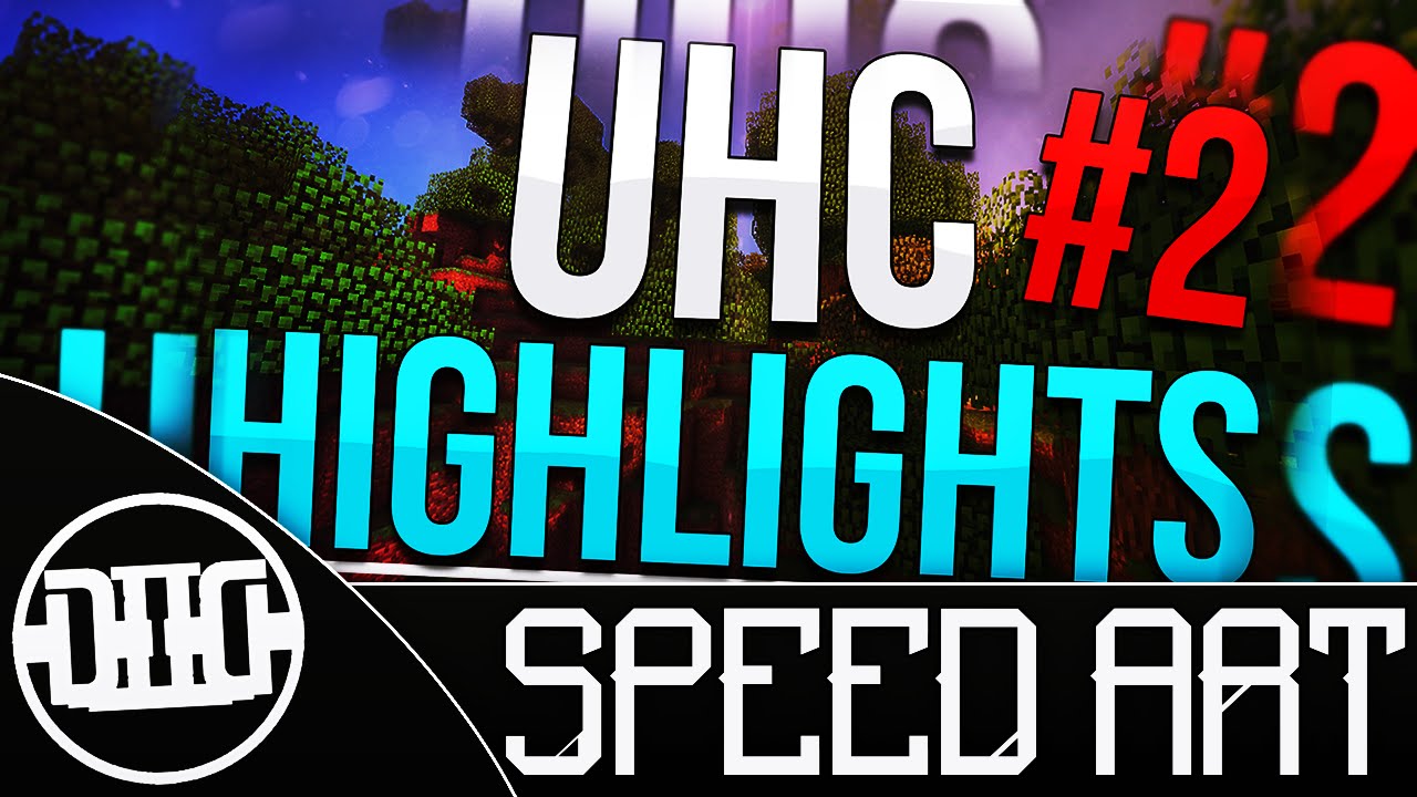 MINECRAFT UHC THUMBNAIL SPEED ART