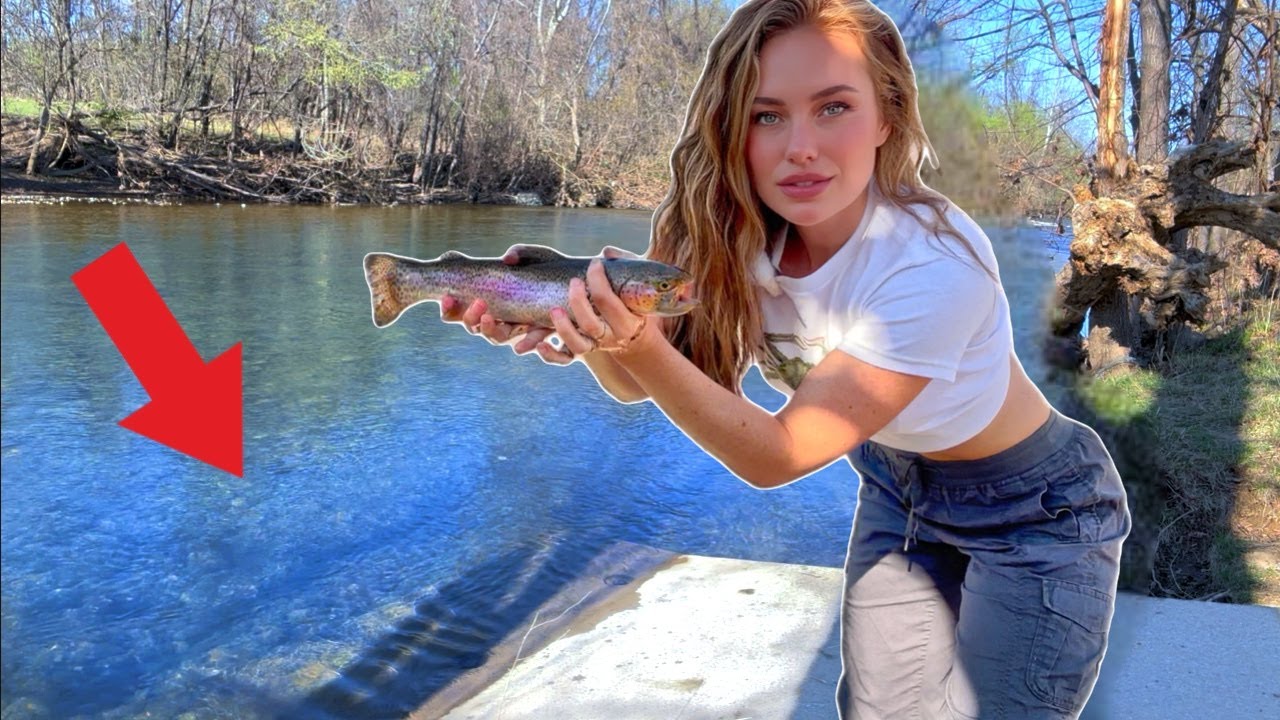 Fishing the River for Trout Part 2: Giant Brook + Rainbow (catch & cook)