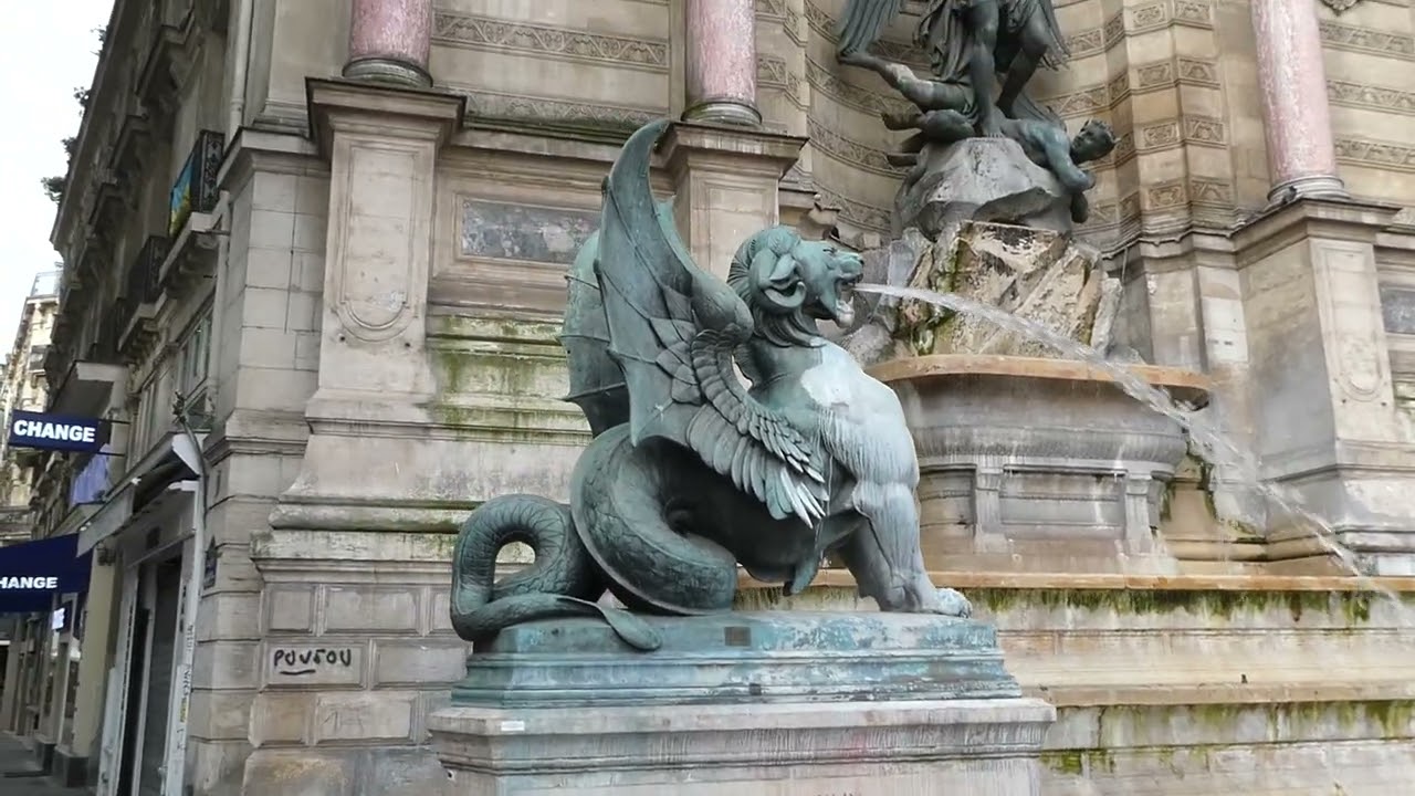 Fontaine Saint Michel (1858/1860) Paris 2024