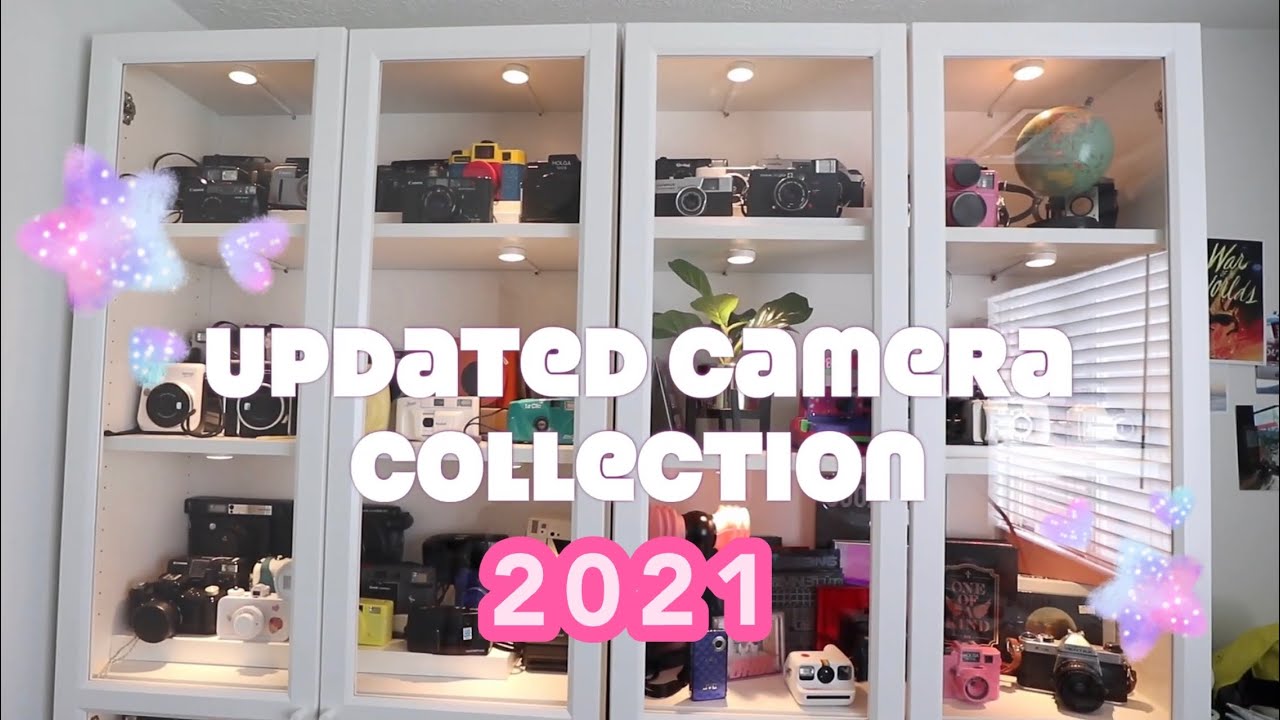 My Updated Film Camera Collection 2021 w/photos new dog Canon Leica Polaroid Fujifilm Instax Olympus