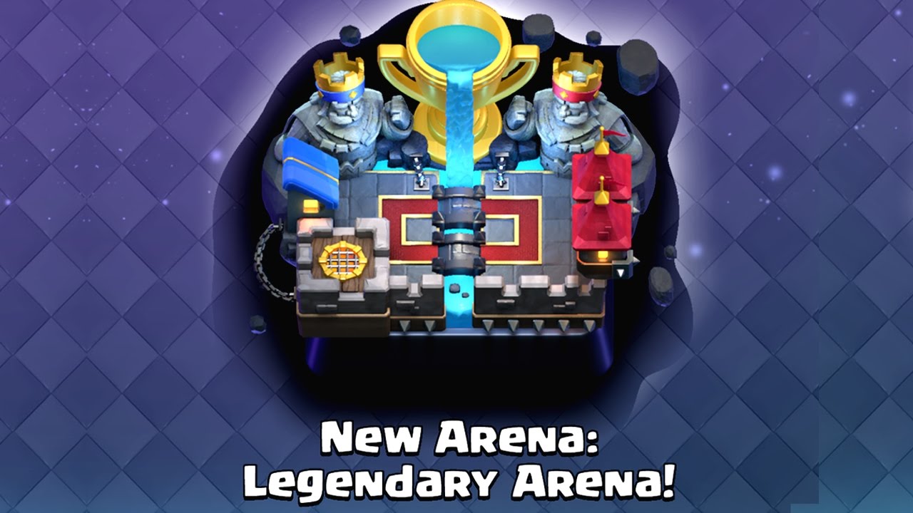 Clash Royale - NEW ARENA! Arena 11 = BEAUTIFUL.