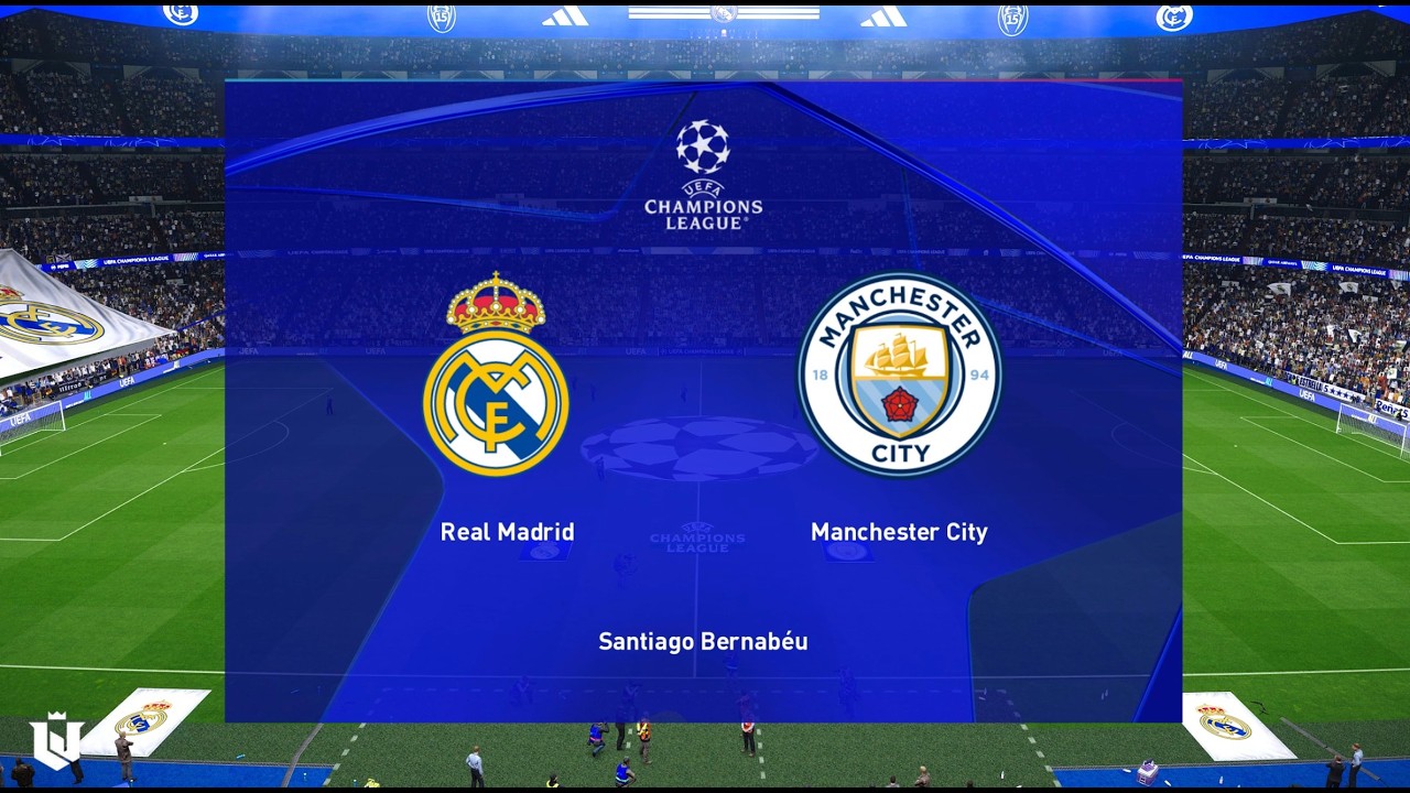 Real Madrid vs Manchester City ● Champions League 2025/26 ● Gameplay Pes 2021