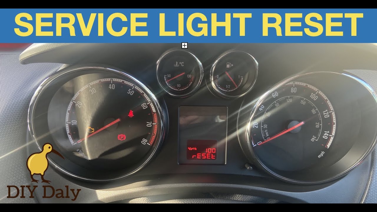 Vauxhall Meriva Service light / code 82 Reset procedure