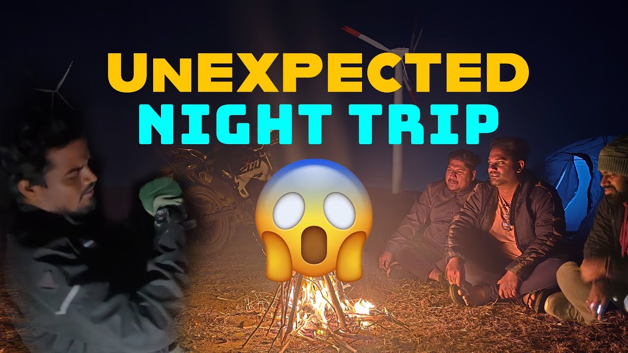 We Went to Pargi Windmills at Night 😲 | Unplanned Camping Vlog | Mana Prayanam