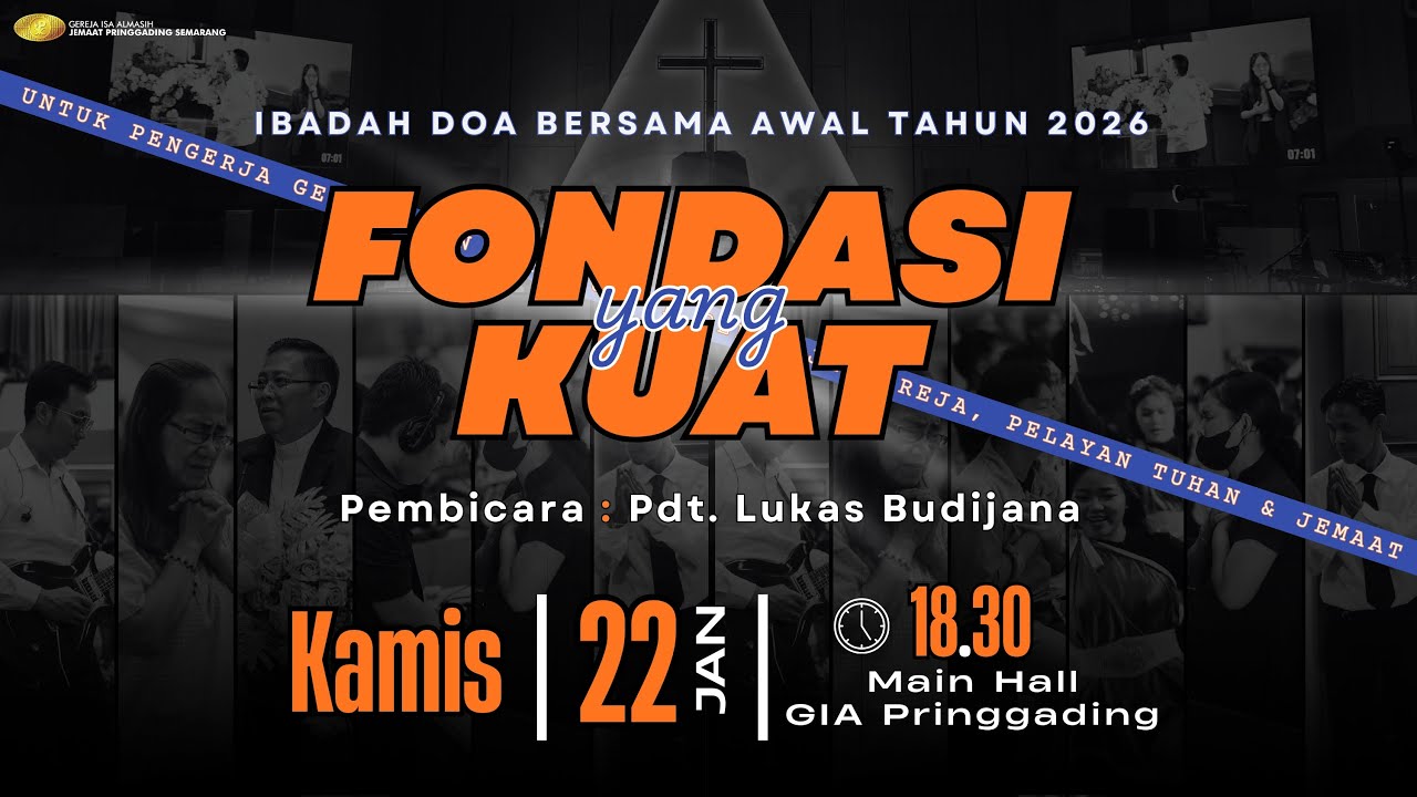 2026.01.22 - Ibadah Doa Bersama Awal Tahun - Pdt. Lukas Budijana