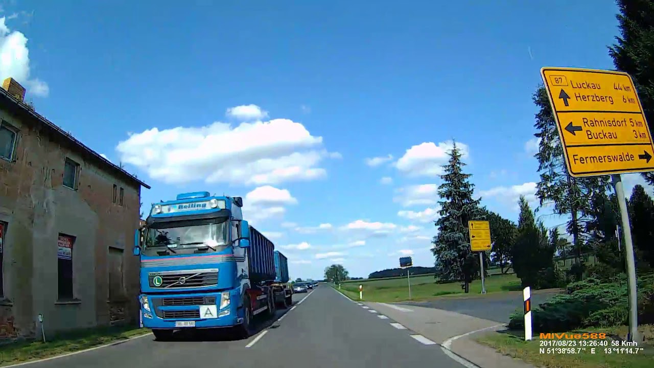 D: Fermerswalde. Stadt Herzberg (Elster). Landkreis Elbe-Elster. Ortsdurchfahrt. August 2017