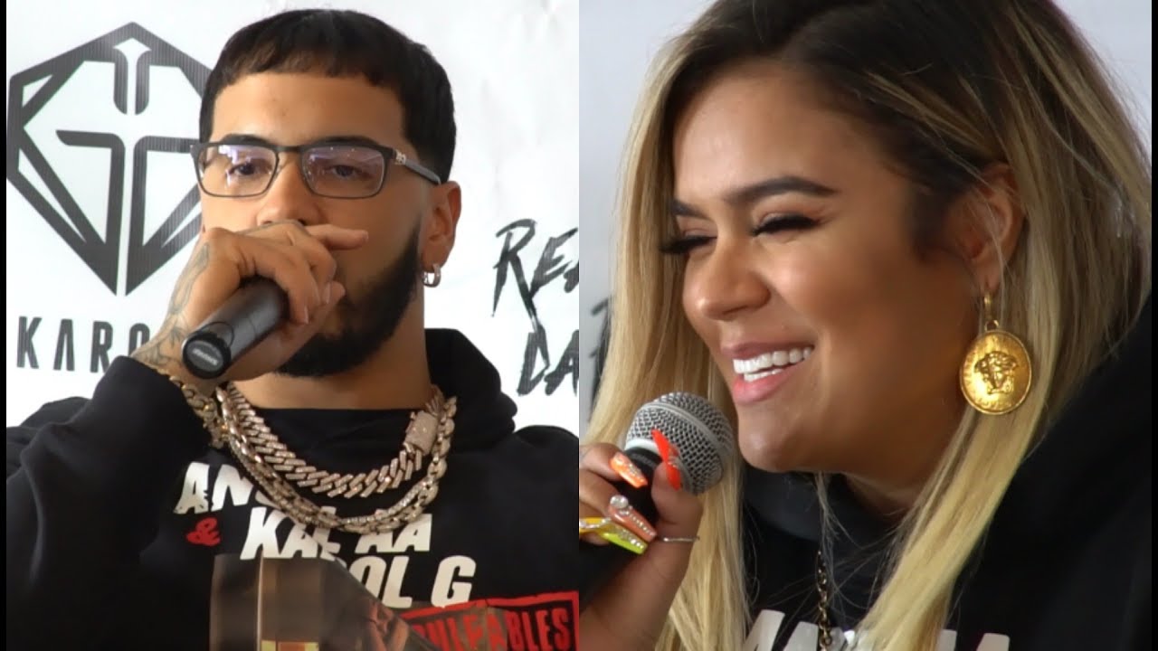 Anuel AA & Karol G contestan TODO en Conferencia d Prensa / Tour, Relación, Polémicas - 2019 !!