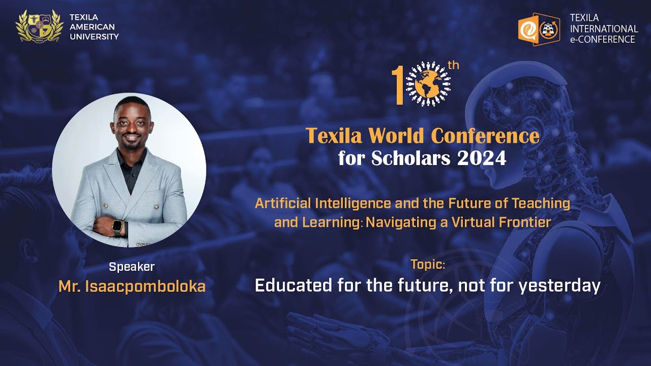 Mr. Isaac Pomboloka's: Educated for the future, not for yesterday.