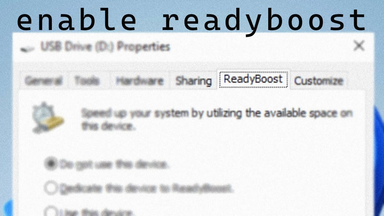 Как легко включить ReadyBoost в Windows 11 [Краткое руководство]