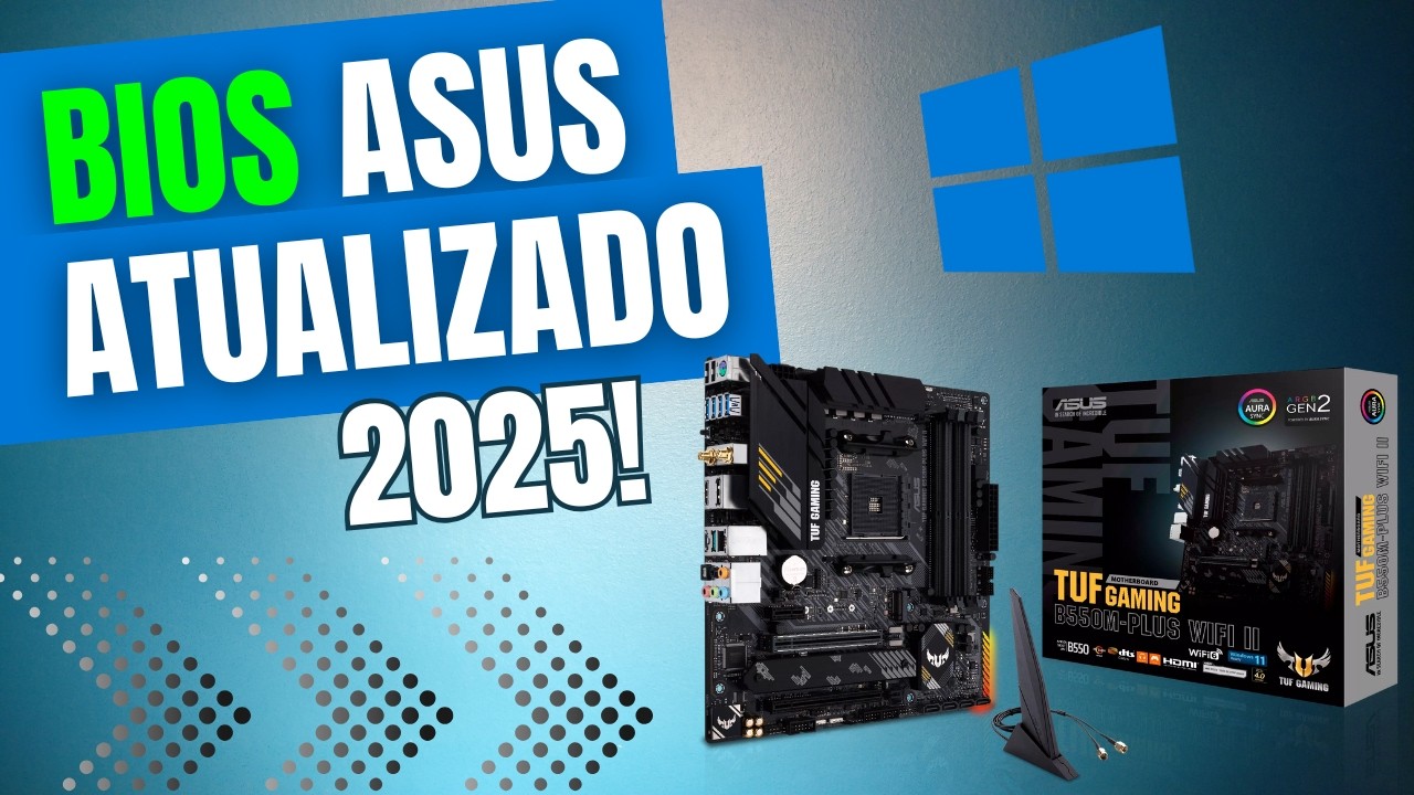 Como atualizar BIOS da placa-mãe Asus Tuf Gaming B550! 🖥️ #asustufgaming #asus #windows