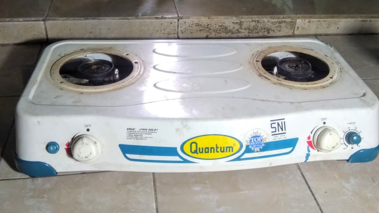 pemantik elektrik KOMPOR QUANTUM tidak fungsi - karena tombol pemantik rusak